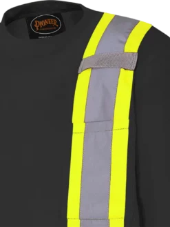 Pioneer Premium 100% Cotton Safety Long Sleeve With Armbands | Sizes S - 4XL