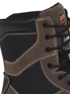 Pioneer Khyber Deluxe Metal-Free 8" Leather Safety Work Boots | Sizes 7 - 14 8 Inch Safety Boots 16 Pioneer Khyber Deluxe Metal-Free 8