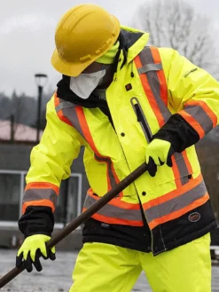 Pioneer NANO StormMaster® Heated Insulated Safety Jacket | S-4XL Hi-Vis Work Wear
