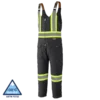 Pioneer Insulated Hi Vis Quilted Cotton Duck Bib Overall | Limited Size Selection Hi-Vis Work Wear