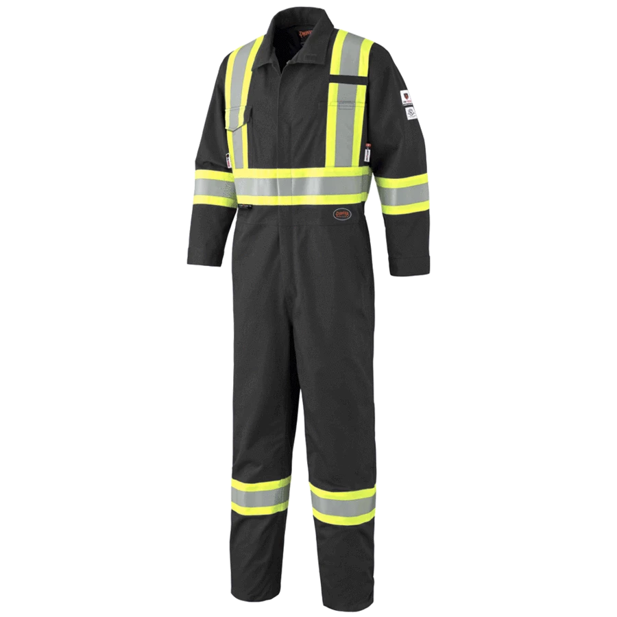 Pioneer FR-TECH® FR/ARC Rated 7 Oz Hi Viz Safety Coveralls - 88/12 Ctn/Nylon | Sizes 36 - 60 15 Pioneer FR-TECH® FR/ARC Rated 7 Oz Hi Viz Safety Coveralls - 88/12 Ctn/Nylon | Sizes 36 - 60