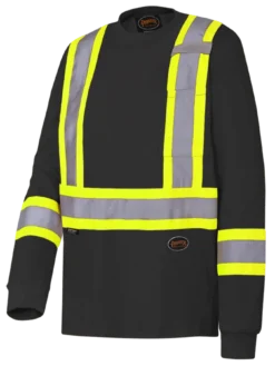 Pioneer Premium 100% Cotton Safety Long Sleeve With Armbands | Sizes S - 4XL