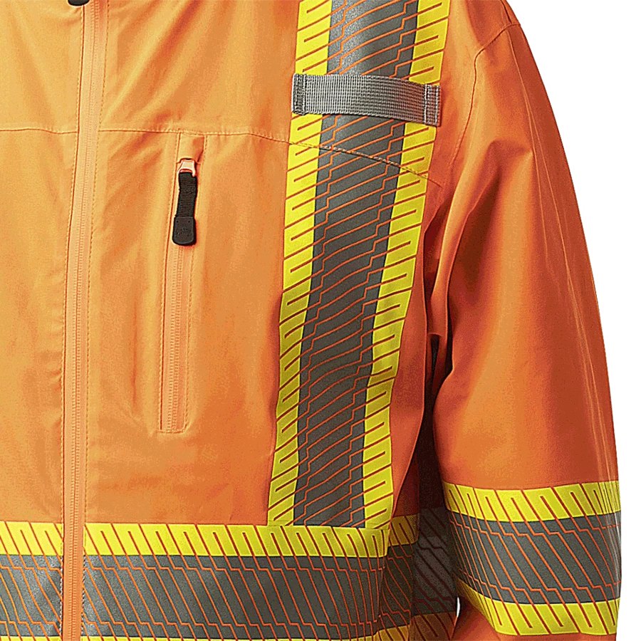 Pioneer Hi Vis Softshell Waterproof/Breathable Prem Safety Jacket | S-4XL Hi-Vis Work Wear 10 Pioneer Hi Vis Softshell Waterproof/Breathable Prem Safety Jacket | S-4XL Hi-Vis Work Wear