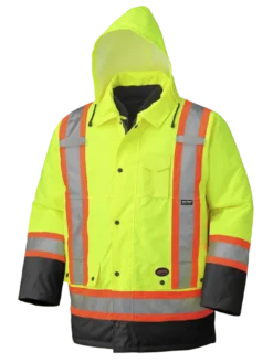 Pioneer Hi-Vis 6-In-1 Winter Work Parka | XS-5XL Hi-Vis Work Wear
