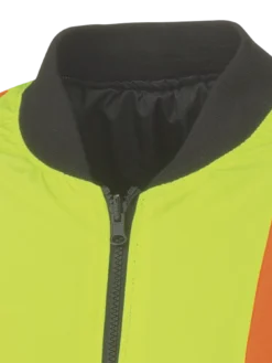 Pioneer Reflective Striped 6 In 1 Winter Work Bomber | XS-5XL Hi-Vis Work Wear