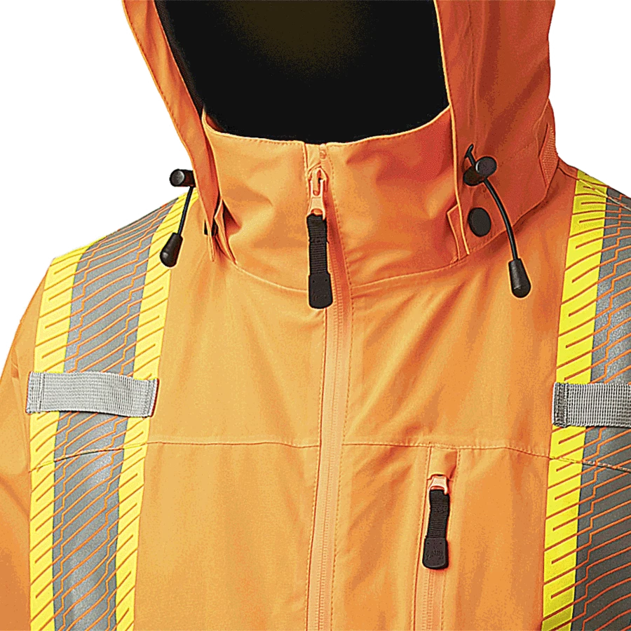 Pioneer Hi Vis Softshell Waterproof/Breathable Prem Safety Jacket | S-4XL Hi-Vis Work Wear 9 Pioneer Hi Vis Softshell Waterproof/Breathable Prem Safety Jacket | S-4XL Hi-Vis Work Wear