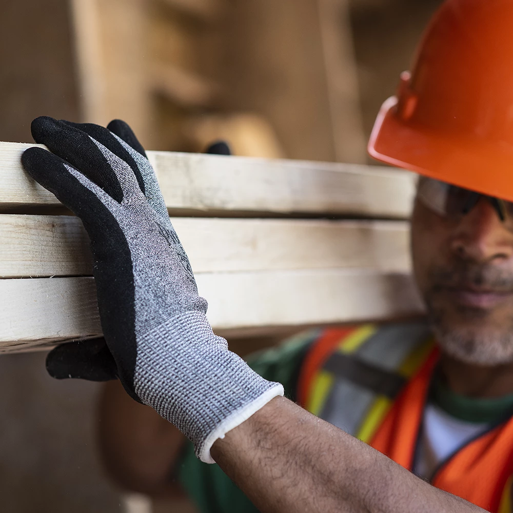 Work Gloves Pioneer 5361 Cut-Resistant Composite Filament Glove W/ Polyurethane Palm & Fingers (Cut Level 4) 5 Work Gloves Pioneer 5361 Cut-Resistant Composite Filament Glove W/ Polyurethane Palm & Fingers (Cut Level 4)