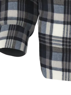 Pioneer Quilted Polar Boa Fleece Lined Zip-Up Hooded Shirt | S - 4XL