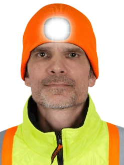 Work Hats Pioneer Knit Toque With LED Headlight 23 Work Hats Pioneer Knit Toque With LED Headlight