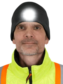 Work Hats Pioneer Knit Toque With LED Headlight 33 Work Hats Pioneer Knit Toque With LED Headlight
