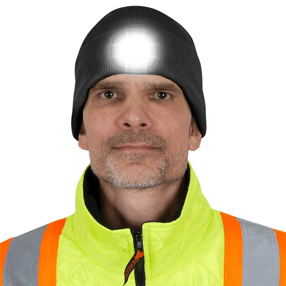 Work Hats Pioneer Knit Toque With LED Headlight 14 Work Hats Pioneer Knit Toque With LED Headlight