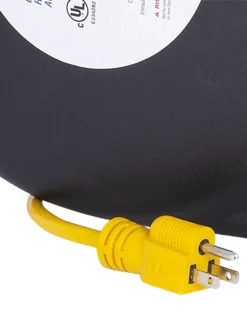 Startech Steel Retractable Extension Cord Reel - SJTW 12/3 - Triple Outlet - 40 Ft Length Lighting