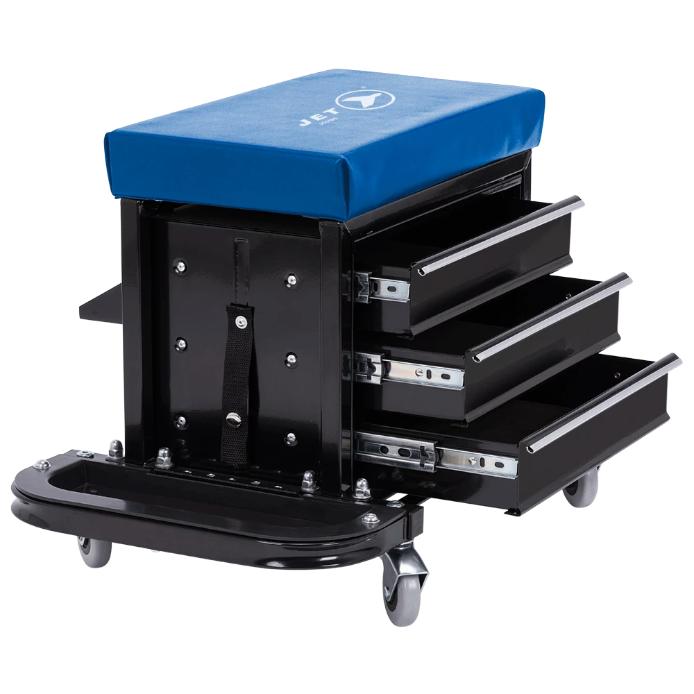 Jet 3-Drawer Rolling Toolbox Seat 4 Jet 3-Drawer Rolling Toolbox Seat