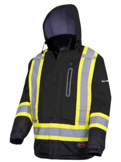 Pioneer NANO StormMaster® Heated Insulated Safety Jacket | S-4XL Hi-Vis Work Wear