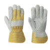 Work Gloves Pioneer Superior Grade Fitter's Cowsplit Gloves With Rubberized Safety Cuff | Pack Of 12 Pairs