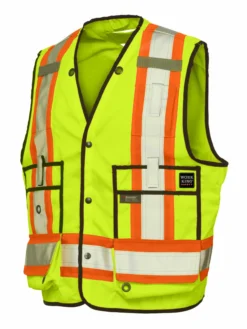 Tough Duck S313 High Visibility Surveyor Safety Vest | XS-5XL