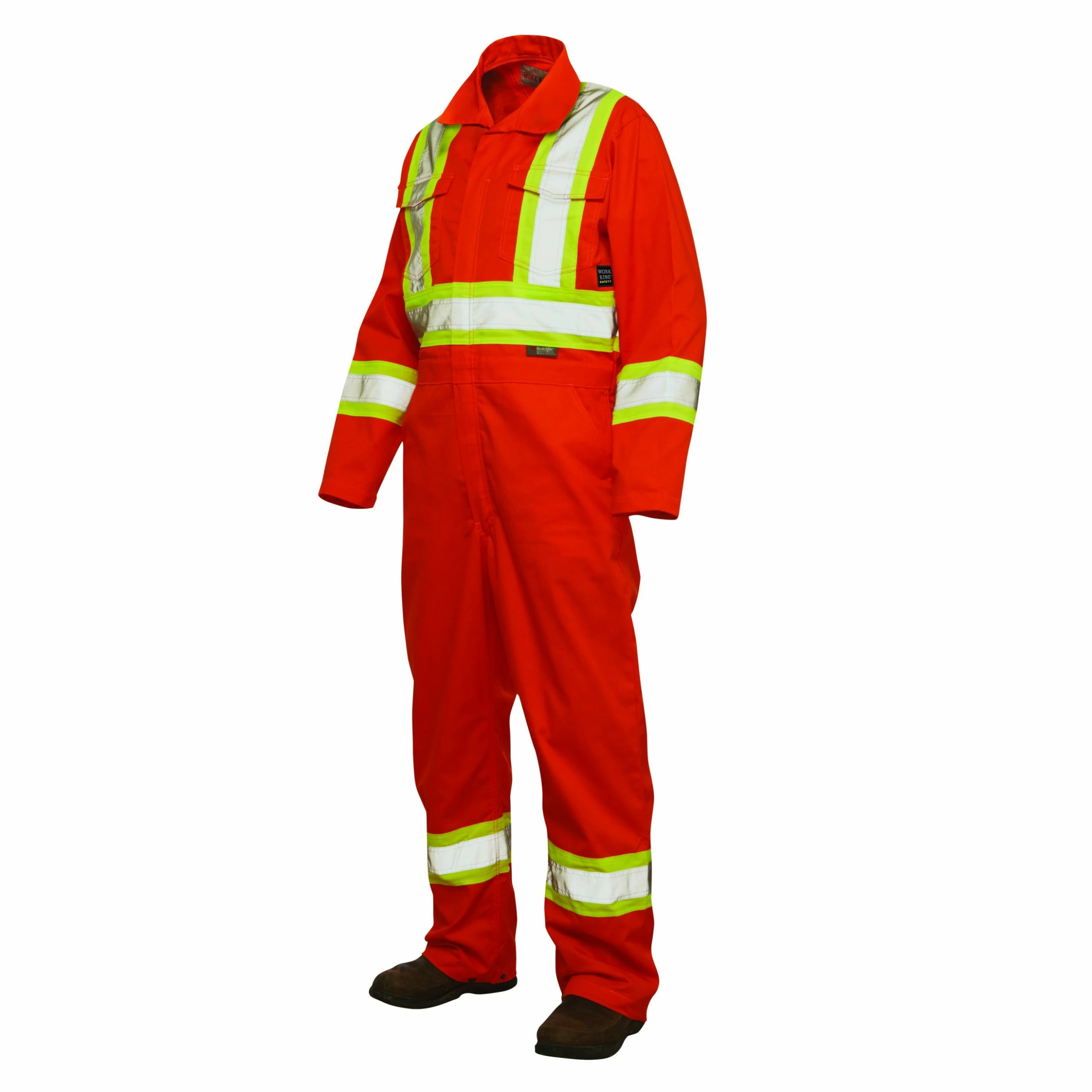 Hi-Vis Work Wear Tough Duck S792 Unlined Hi Vis Poly/Cotton Coveralls | XS-5XL 5 Hi-Vis Work Wear Tough Duck S792 Unlined Hi Vis Poly/Cotton Coveralls | XS-5XL