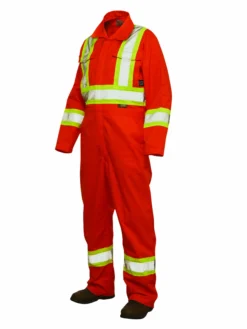 Tough Duck S792 Unlined Hi Vis Poly/Cotton Coveralls | Limited Size Selection Hi-Vis Work Wear