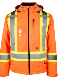 Terra Heated Hi-Vis Softshell Jacket | S-3XL