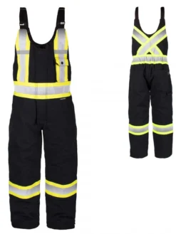Terra Hi-Vis Canvas Insulated Bib Overalls | LImited Size Selection