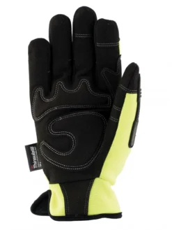 Terra Hi-Vis Mechanic's Thinsulate Winter Gloves | Yellow