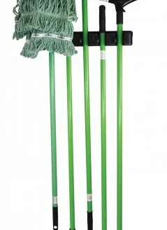 Globe Commercial Products Cleaning Tools Long Handle Tool Holder - 5 Tool