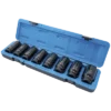Jet 3/4" Dr. Deep Impact Socket Set - SAE Deep - 6 Point - 8 Piece