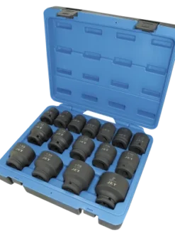 Power Tool Accessories Jet 3/4" Dr. Impact Socket Set - SAE - 6 Point - 16 Piece