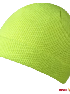 Pioneer Lined Acrylic Knit Toque - Yellow