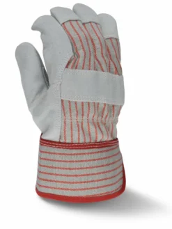 Work Gloves Radians Fleece Lined Economy Split Leather Glove - Pack Of 12 Pairs