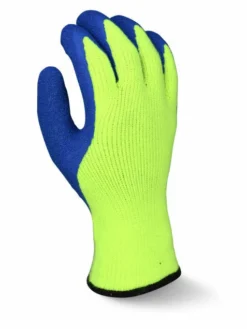 Radians Acrylic Lined Winter Work Glove With Crinkle Latex Palm - Pack Of 12 Pairs