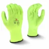 Radians Hi-Viz Breathable Polyester Gloves With Polyurethane Grip - Pack Of 12 Pairs Work Gloves