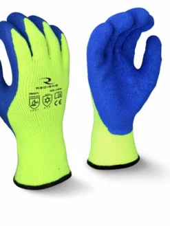 Radians Acrylic Lined Winter Work Glove With Crinkle Latex Palm - Pack Of 12 Pairs