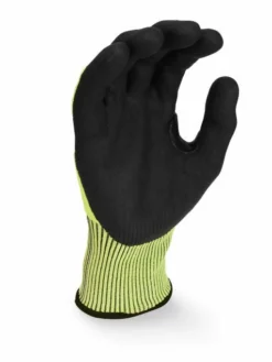 DeWalt Workwear Work Gloves DeWalt DPG855 Hi-Vis Cut Resistant Fiberglass Glove With Foam Nitrile Palm - Pack Of 12 Pairs